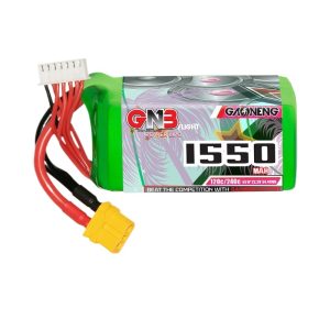 GNB High Energy 1550mAh 6S 22.2V 120C LiPo Battery for 5 inch FPV Travel Aircraft Models