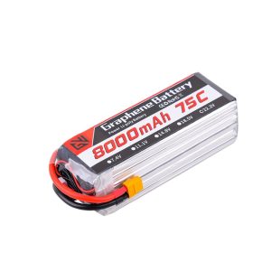 Gw Guowei 22.2V 8000Mah 75C 6S FPV Drone Flight Battery for RC Car Boat
