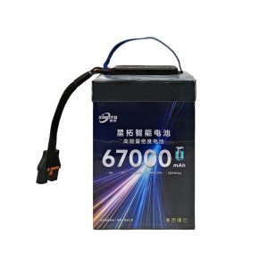 18S 67000 mAh intelligente Drohnenbatterie mit BMS-Schutz für UAV