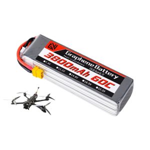 GW 222V 3800mah 60C High Rate Lithium Battery for 7 8 9 inch FPV Drone Universal
