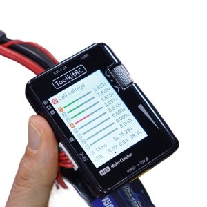 ToolkitRC MC8 Multi Function Electric Display Measuring Device One Key Balance Voltage Signal Test PD Charging