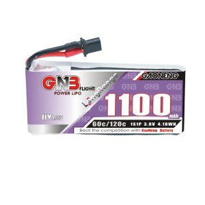 GNB 1100mAh 1S 3.8V 60C HV LiPo Battery for Indoor Traversing Drone A30 Interface
