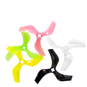 Ganfeng D75mm Three Blade Propellers 3 Inch Ducted Props M5 Double Hole for FPV Drones