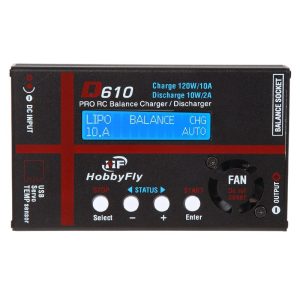 Imax D6Ac 120W Smart Balance Charger for RC Model Aircraft Lithium Battery with Power Cord