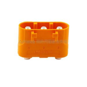 Разъем Amass Ames LCC40PB M из меди для платы, вертикальный, совместимый с разъемами постоянного тока литиевых аккумуляторов MR90
