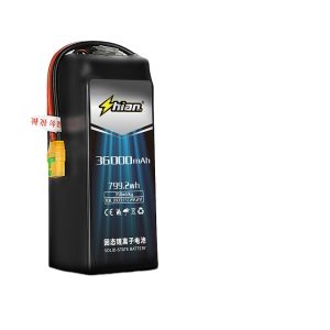 Shianmx 80000mAh 14S Festkörper-Batterie – 350Wh/kg, hochkapazitiver Lithium-Akku für Drohnen