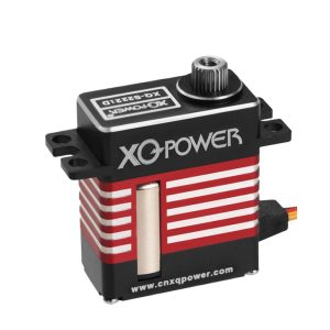 XQ S2221D Metallzahn-Servo mit 22 kg Drehmoment – schmaler Gehäuseaufbau, kernloser Motor, hohe Empfindlichkeit für Modellflugzeuge