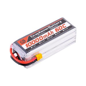 GW Battery 22.2V 6S 10000mAh 60C High Rate LiPo for FPV Drones RC Vehicles
