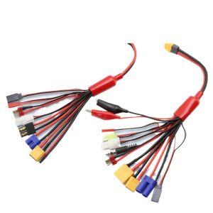 FPV Drone Lipo Battery Charging Cable Multi Plug Adapter XT60 XT60H Connector