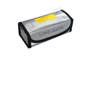 RC Remote Control Car Model Lipo Battery Explosion Proof Bag Fire Retardant Safety Bag 185x75x60mm