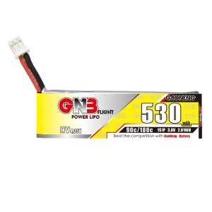 GNB 530mAh 1S 3.8V 90C HV LiPo Battery for 2.5 Inch FPV Drone BNF Models