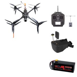 10 Inch 8 Blade 5 Piece FPV Racing Drone Model 3kg Payload 58g 3W Image Transmission ELRS915