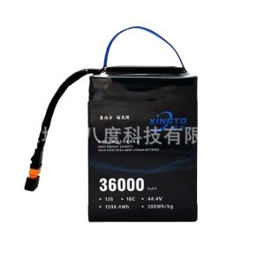 بطارية ليثيوم بوليمر شبه صلبة Xingtuo 12S سعة 36000 مللي أمبير/ساعة و10C لتحميل الأحمال الثقيلة في طائرات الدرون FPV والطائرات التي تعمل على الهضاب العالية