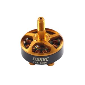 HKSRC 2205 2450KV FPV Racing Drone Motor Orange Black