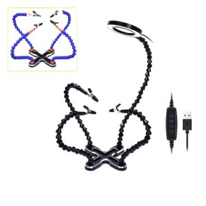 Four Claw Aluminum Soldering Station Auxiliary Welding Workbench Flexible Arm Electronic Repair Tool
