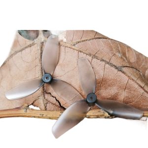 Hqprop 40mm Three Blade Ultralight Whoop Propellers 16x1x3 for Micro FPV Drones Grey