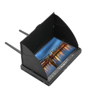LS-5802D Handheld FPV Display 58G Dual Receiver DVR 7 Inch LCD Screen for FPV Drones