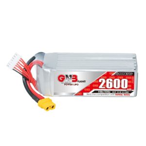 Hochleistungs-GNB 2600mAh 6S 22,2V 110°C FPV-LiPo-Akku mit XT90-Stecker