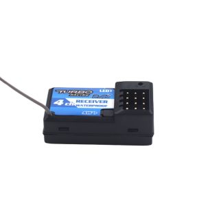 TURBO RACING RX41 4 Way Waterproof Receiver for Car Marine Remote Control 91803 91805