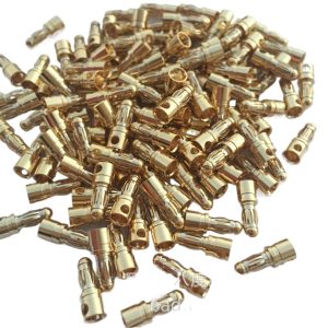 3.5mm Banana Head Motor Plug UAV ESC Cable Connector Gold Plated