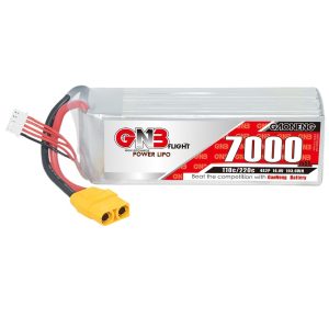 Аккумулятор LiPo GNB High Energy емкостью 7000 мАч, 4S, 14,8 В, 110°C для радиоуправляемых автомобилей, кораблей и вертолетов