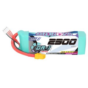 Аккумулятор LiPo GNB High Energy на 2300 мАч, 3S, 11,1 В, 150°C для моделей гоночных грузовиков RC масштаба 1/12 от LC Racing – GNB23003S150DR1