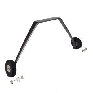 Follet Carbon Fiber Landing Gear Wheel Axle Assembly for 30E to 150Cc Fixed Wing Model Airplanes FLT300
