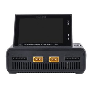 ToolkitRC M8D Dual Charger Touch Color Screen High Power Input UAV Battery Balance Charger