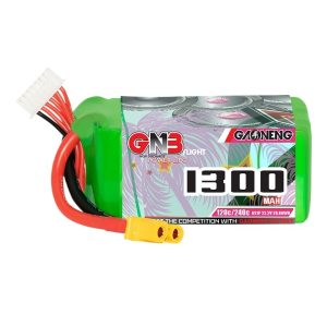 GNB High Energy 1300mAh 6S 22.2V 120C LiPo Battery for 5 inch FPV Drone Aircraft Model