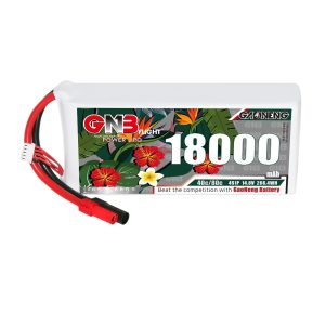 Аккумулятор GNB High Energy на 18000 мАч, 4S, 40C, 14,8 В для литиево-полимерных батарей в сельскохозяйственных дронах