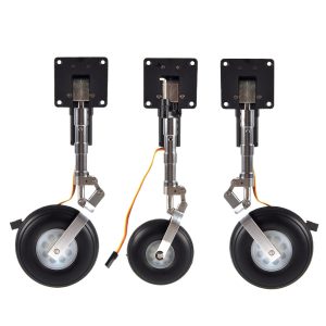 Model Airplane Front Three Point Electronic Retraction Landing Gear 1600mm Red Arrow Shock Proof Suit