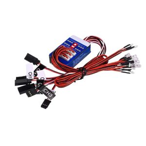 Model Car Linkage Light Set Intelligent Simulated Lights Turn Signal Brake 12LED