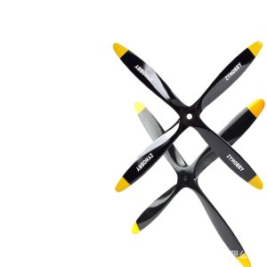Beech Wood Propeller for Model Aircraft Oil Moving Fixed Wing High Efficiency Four Bladed Propeller 16-34 Inch