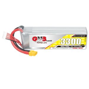 GNB Hochleistungs-Lipo-Akku mit 3300 mAh, 5S, 18,5 V und 100 C für FPV-Drohnen und RC-Flugzeuge