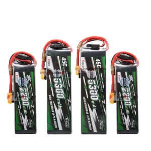 Grignard Gtech Smart Rechargeable Lithium Battery 3S 4S 5300mAh 2200mAh for RC Model Aircraft Power