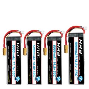 HRB RC Lipo Battery 5000mah 6000mah 8000mah 74V 222V for UAV Drone Quadcopter T Plug XT60 Connector