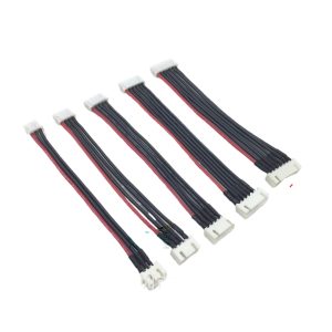 Lithium Battery Balance Charging Plug Male Bus Line 2S 3S 4S 5S 6S Charging Extension Cable 10cm Parallel Connector