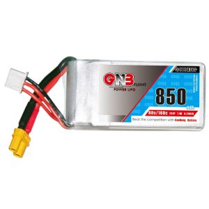 GNB High Energy 850mAh 2S 7.4V 80C Lipo Battery for FPV Aircraft Models GAONENG