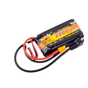 Eagle King 7.4V 2200mAh 20C 2S Lipo Battery for RC Model Aircraft FPV DJI Fat Shark Goggles