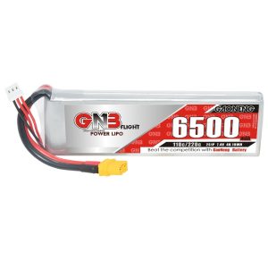 Акумулятор GNB High Energy 6500 мА·год, 2S, 7,4 В, 110°C для квадрокоптерів FPV та радіокерованих автомобілів GNB65002S110A