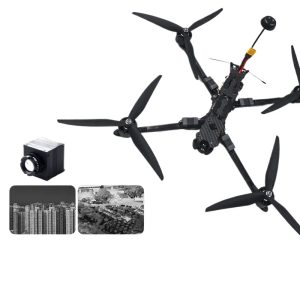 10 Inch 640 Thermal Imaging FPV Drone 58G 3W Image Transmission 4kg Payload Capacity