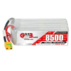 Акумулятор GNB High Energy на 8500 мА·год, 6S, 22,2 В, 110°C для радіокерованих гелікоптерів, літаків та дронів для захисту рослин