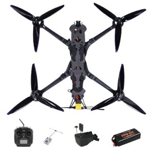 7inch FPV Racing Drone Model Kit 5 Piece Set 15kg Payload 58g 16W Image Transmission Wind Resistance Level 7