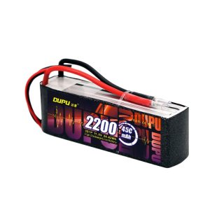 بطارية ليثيوم Dupu Dapu 6S بسعة 2200 مللي أمبير/ساعة ومعدل تفريغ 50C مع مقبس XT60 للطائرات التحكم عن بعد والدرونات FPV