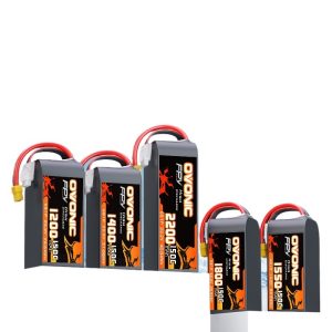 Ovonic Red Label 150C 850 1400 mAh 4S 6S 22,2 V LiPo-Akku für 3- und 5-Zoll-Renn-Drohnen