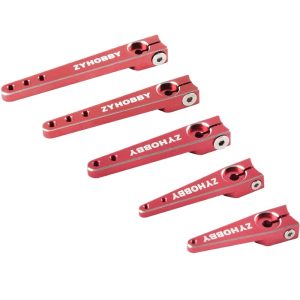 Model Aircraft Steering Gear 6062 Aluminum Alloy Rocker Arm Double Holes Lock 25t Servo Arm