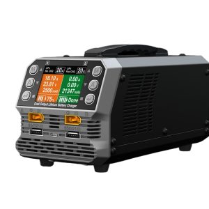 Двухканальное зарядное устройство для литиевых аккумуляторов Skyrc PC1080Neo мощностью 540 Вт для моделей самолетов