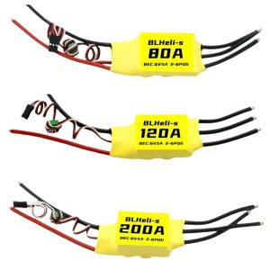 Brushless ESC BLHeli-S 80A 120A 200A for Fixed Wing Multi Axis Aircraft