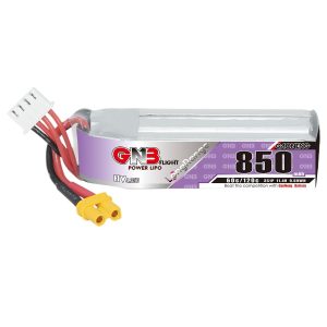 GNB 850mAh 3S 114V 60C HV LiPo Battery for FPV Drone GAONENG