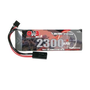 Акумулятор GNB High Energy 2300 мА·год 2S 7,4 В 80C для радіокерованих іграшок та обладнання для тактичних ігор
